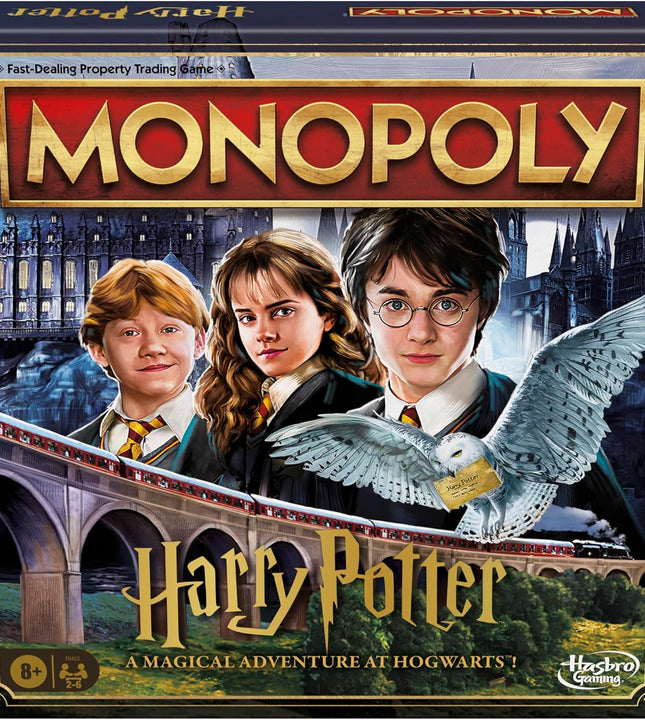Harry Potter Monopoly Board Game - Hogwarts Adventure