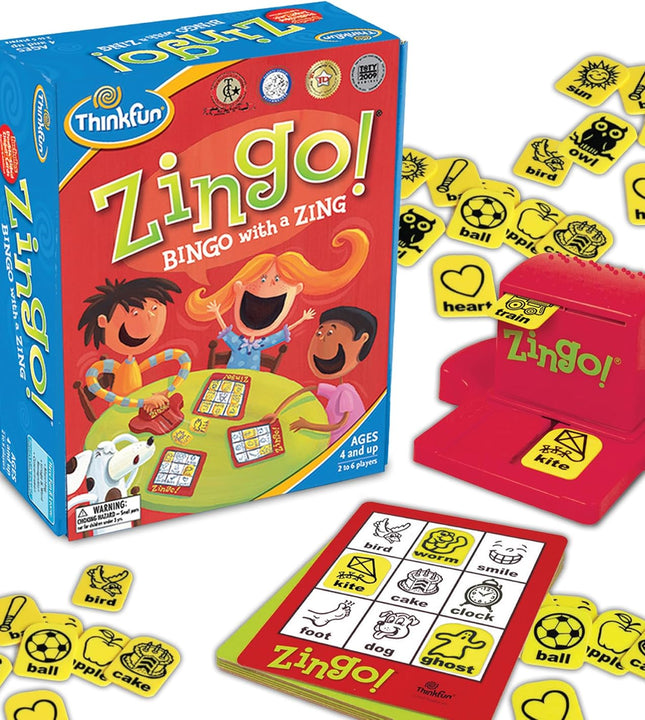 ThinkFun Zingo! Bingo Game for Kids Ages 4+