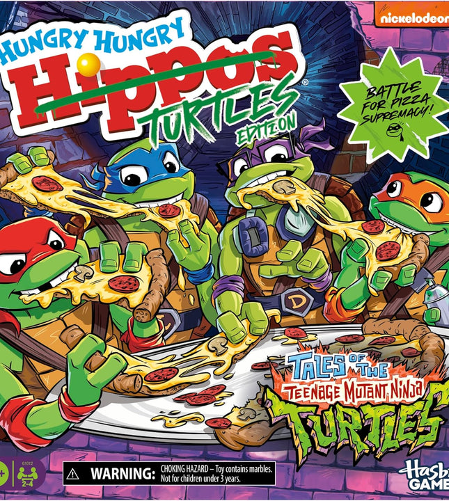TMNT Hungry Hungry Hippos Board Game