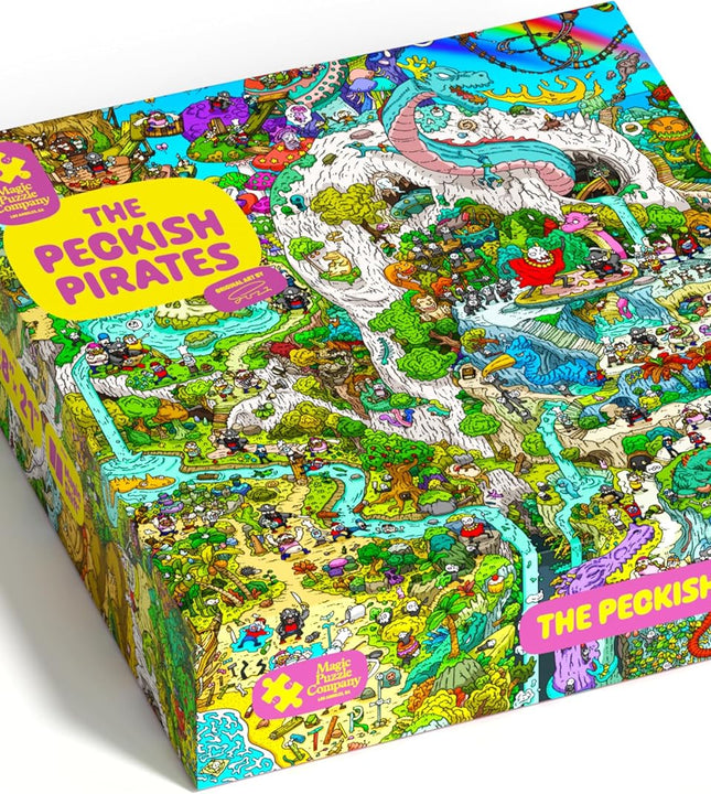 Peckish Pirates 1000-Piece Magic Jigsaw Puzzle